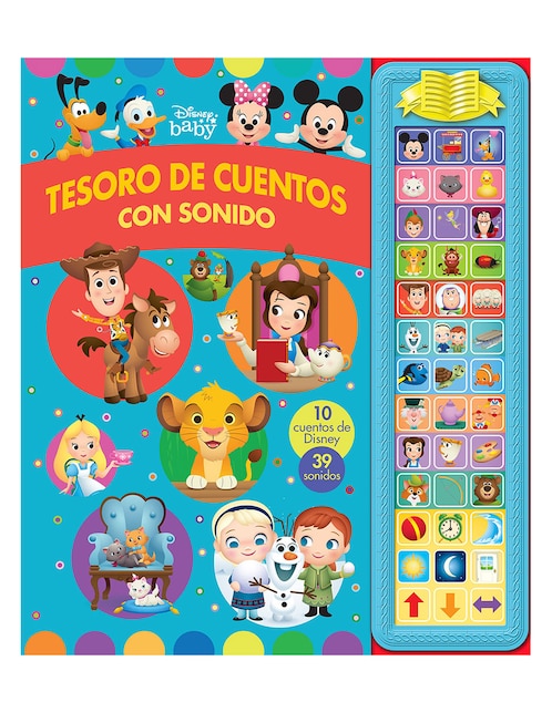 PUBLICATIONS INTERNATIONAL LTD Libro Tesoro de cuentos con sonido de Disney Baby