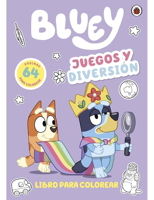 Bluey juegos y diversión. libro para colorear de Ladybird books