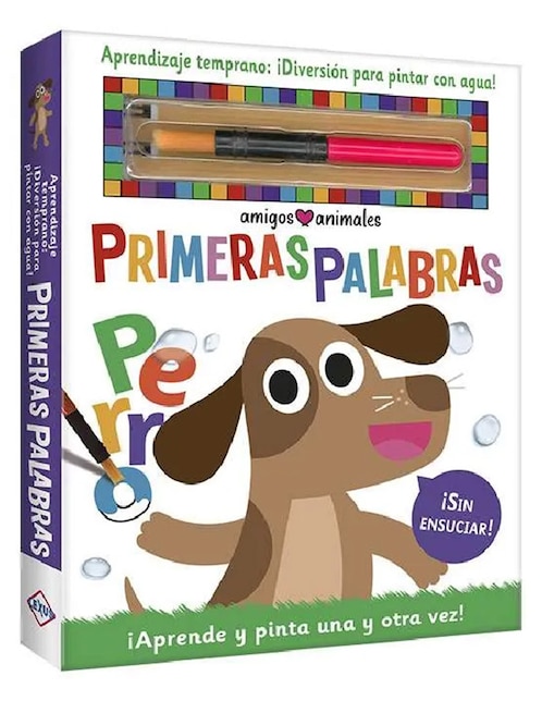 Imagen de producto Libro Primeras palabras diversión para pintar con agua de Lexus editores