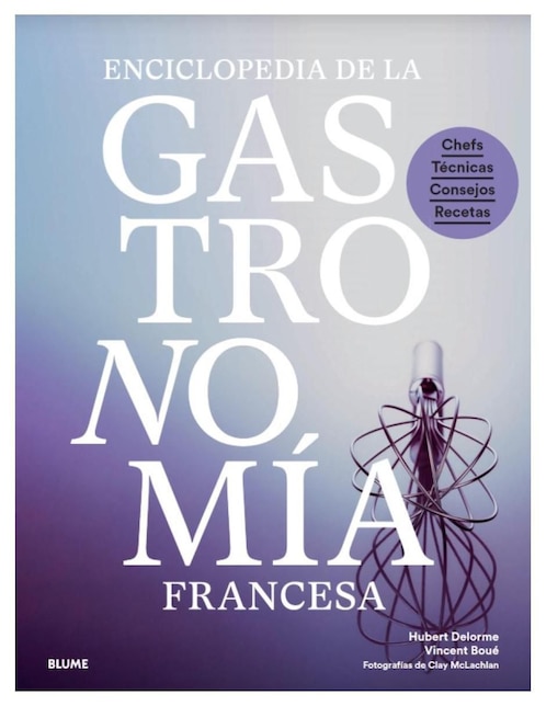 Libro Enciclopedia de la gastronomía francesa de Vincent Boué/ Hubert Delorme / Clay Mclachlan