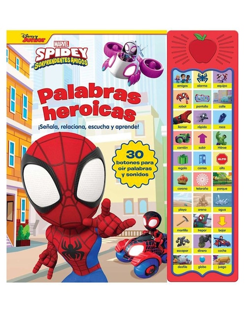 Libro Spidey palabras heroicas de Disney