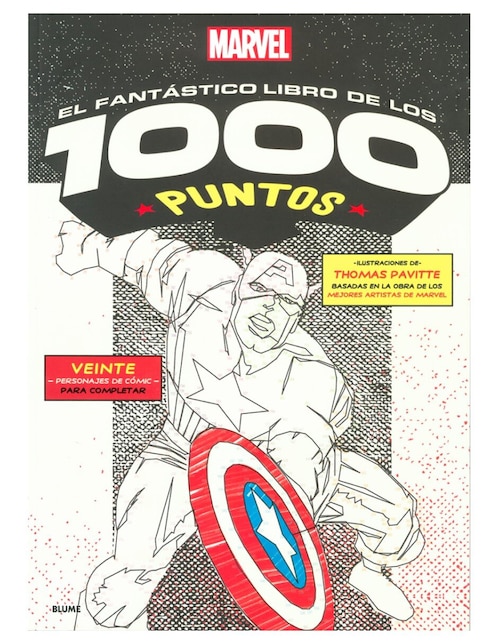 El fantástico libro de los 1000 puntos Marvel de Tomas Pavitte