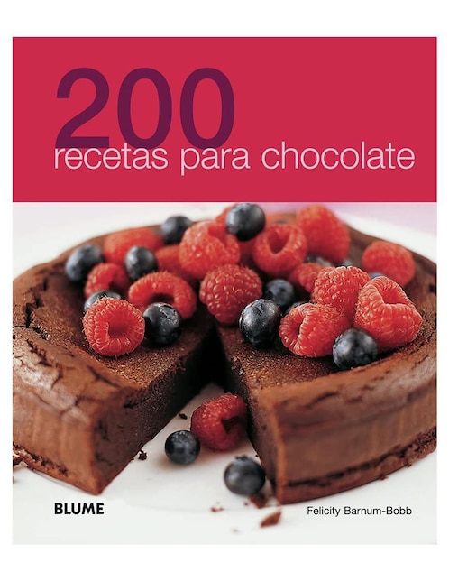 Libro 200 recetas para chocolate