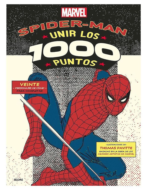 Libro Spider-Man unir los 1000 puntos de Tomas Pavitte