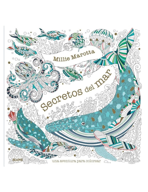 Libro Secretos del Mar de Millie Marotta 1