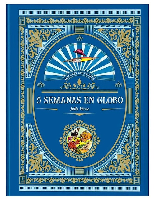 Libro 5 Semanas en Globo de Julio Verne