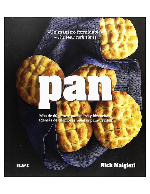 Libro Pan Más de 60 Panes de Nick Malgieri
