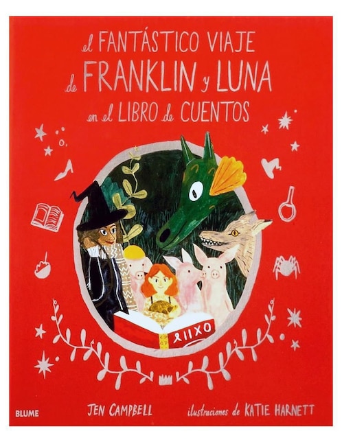 El Fantástico Viaje de Franklin y Luna en el Libro de Cuentos de Jen Campbell