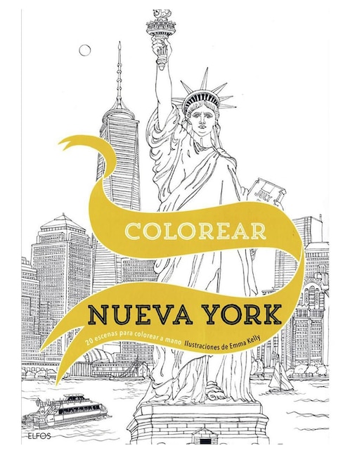 Libro Colorear Nueva York de Emma Kelly 1