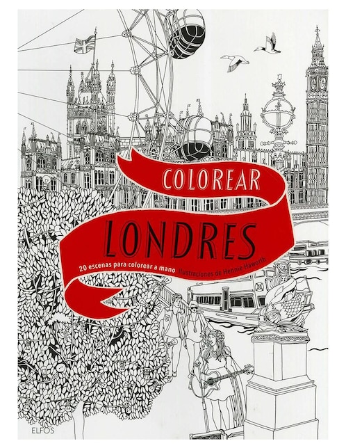 Libro Colorear Londres de Hennie Haworth 1
