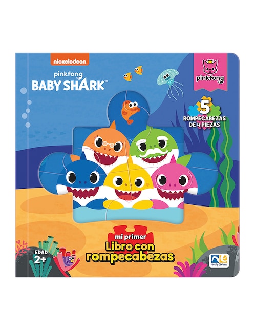 Libro con rompecabezas Baby Shark de Novelty