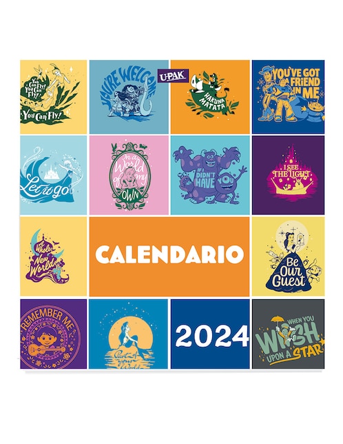 Calendario de pared Dipak Disney