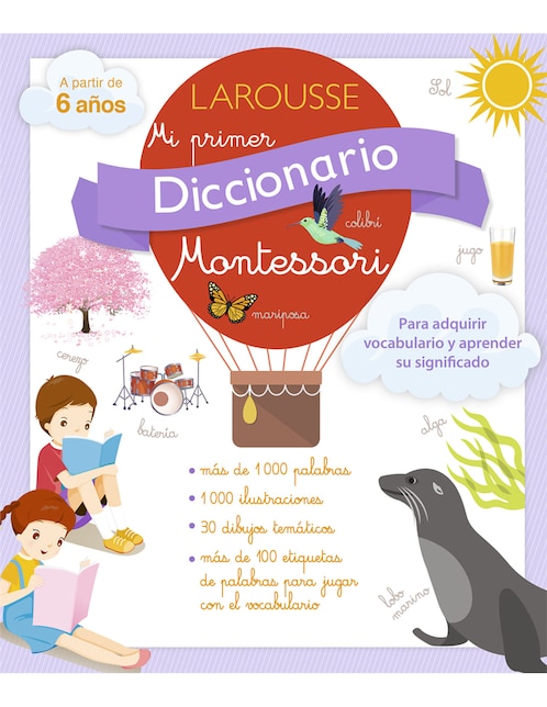 Libro Mi Primer Diccionario Montessori de Carine Girac Marinie