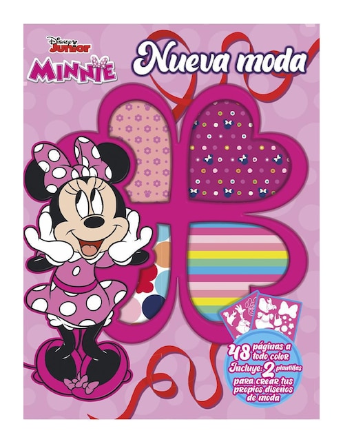 Libro para Colorear Disney Junior Minnie Mouse 48 Páginas con Actividades de Great Moments Publishing