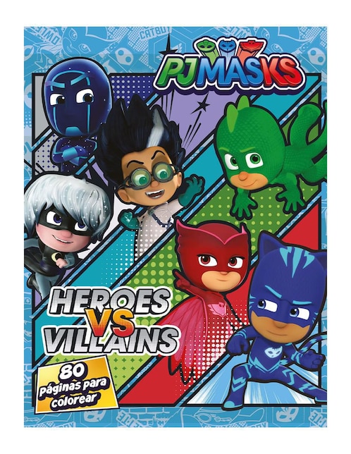 Libro para Colorear PJMASKS de