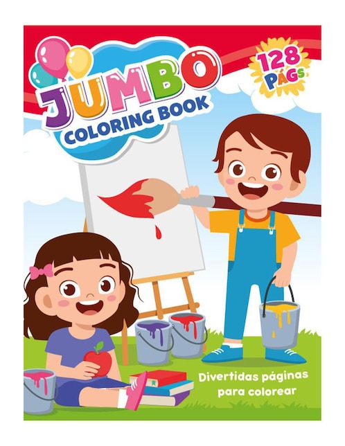  TOYVENTIVE Libros para colorear y crayones jumbo para niña :  Juguetes y Juegos