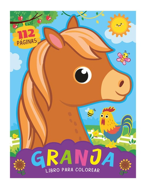 Libro para colorear infantil Granja de Great Moments Publishing