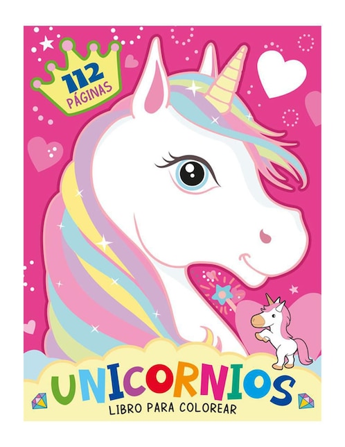 Libro para colorear infantil Unicornios de Great Moments Publishing