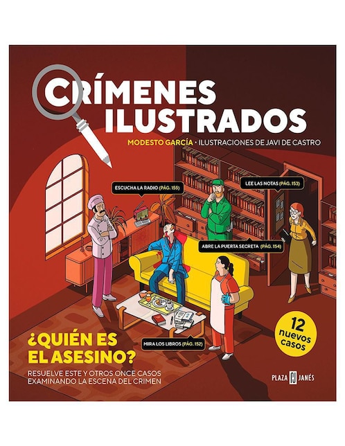 Libro Crímenes Ilustrados: ¿Quién Es El Asesino? de Modesto García 1