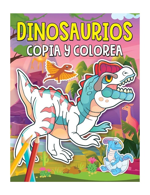 Libro para colorear: Dinosaurios Copia y Colorea de Great Moments Publishing