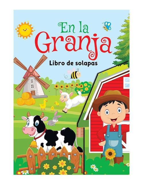 Libro infantil interactivo: En la granja con solapas de Great Moments Publishing