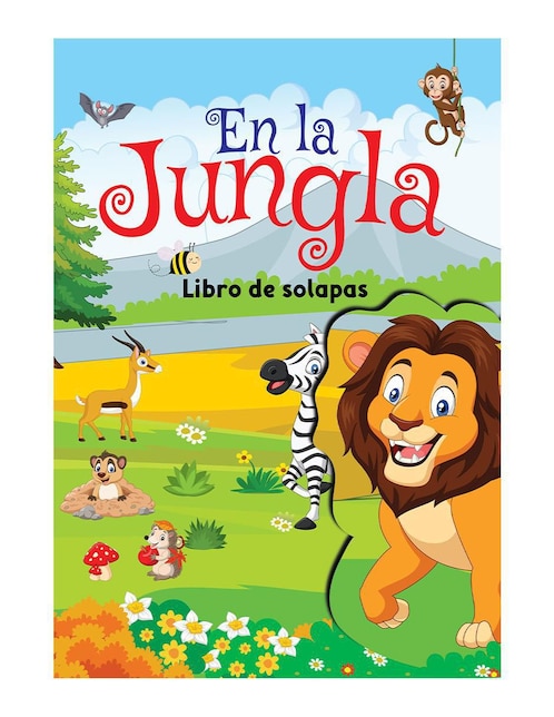 Libro infantil interactivo: En La Jungla con solapas de Great Moments Publishing