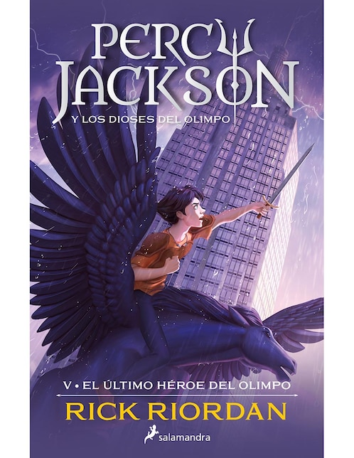 Libro El Último Heroe del Olimpo Percy Jackson de Rick Riordan 1