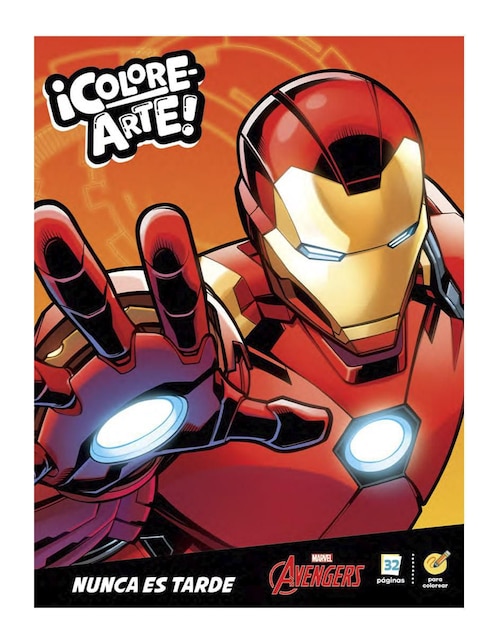 Disney ¡Colore-arte! Libro para colorear Marvel Avengers Iron Man Versión 1