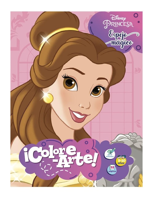 Disney ¡Colore-arte! Libro para colorear Princesa Bella Versión 1