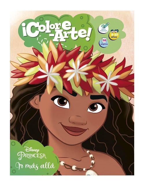 Disney ¡Colore-arte! Libro para colorear Princesa Moana Versión 1