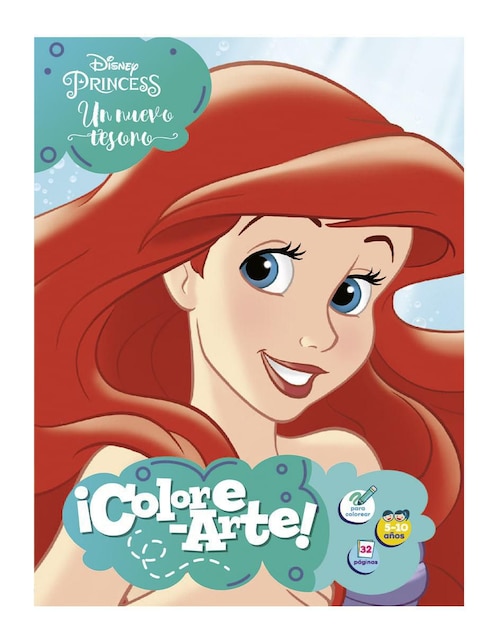 Disney ¡Colore-arte! Libro para colorear Princesa Ariel Versión 1