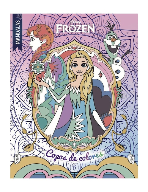 Disney Libro para colorear Mandalas Frozen Versión 2