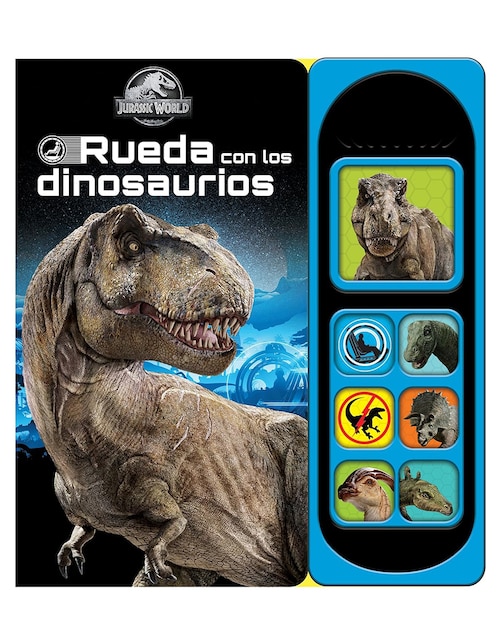 Libro Rueda con los dinosaurios de Jurassic World