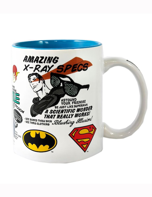 Taza de colección Novelmex Liga de la Justicia Dc Comics