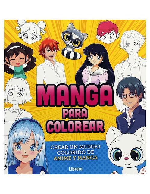 Libro Manga para Colorear 1