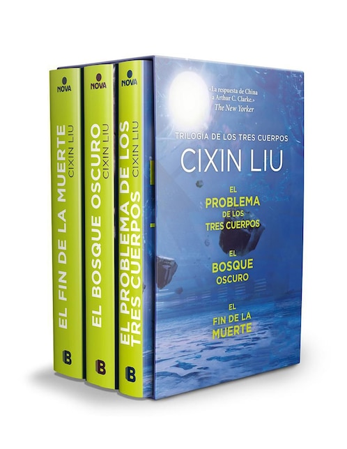 Set 3 libros El problema de los tres cuerpos + El bosque oscuro + El fin de la muerte de Cixin Liu