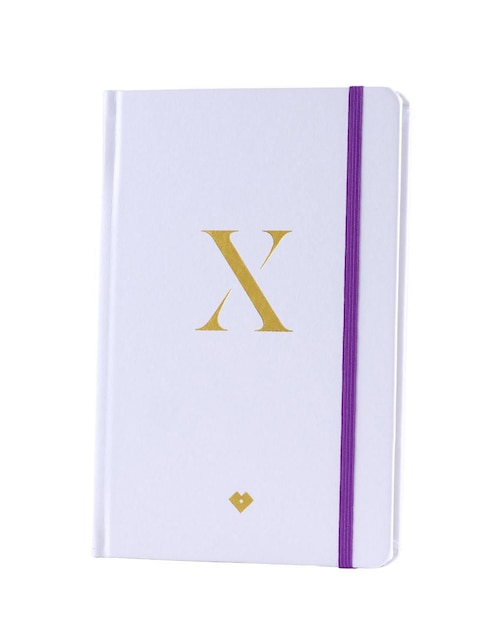Libreta rayada y blanca