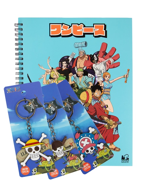 Set libreta Geek Industry One Piece hoja rayada