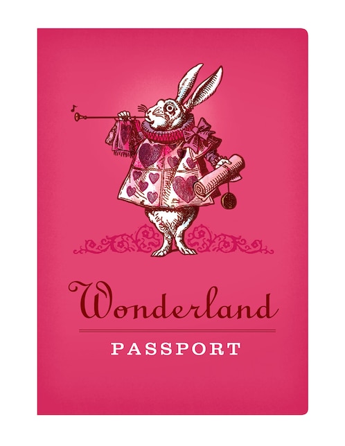 Libreta Kikkerland Alice in Wonderland rayada