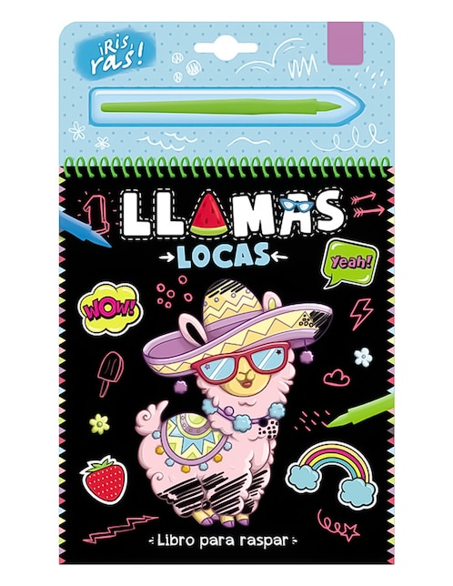 Llamas Locas: Libro para raspar Lexus