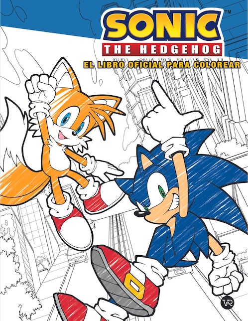 Sonic The Hedgehog El Libro Oficial para colorear de Insight Editions