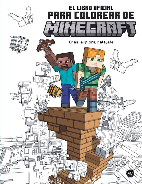 Minecraft El Libro Oficial para colorear de Valentín Ramón