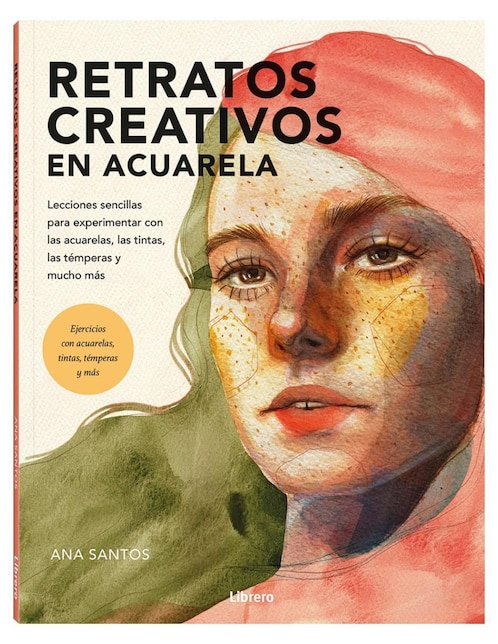 Libro Retratos Creativos en Acuarela de Ana Santos