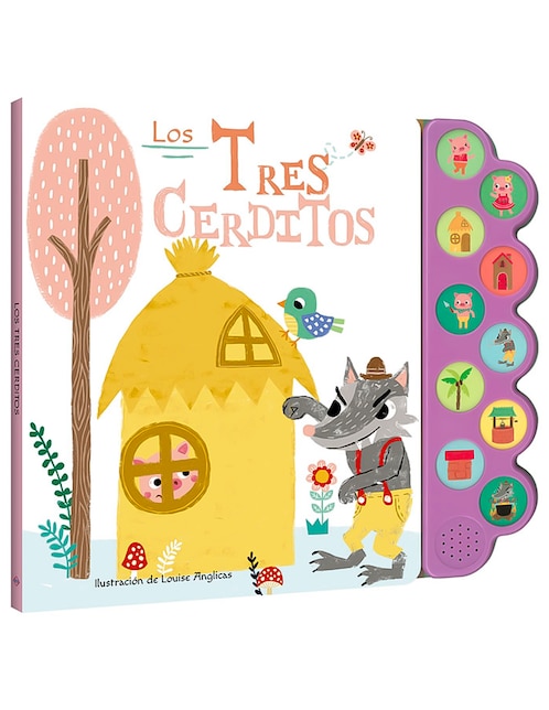 Imagen de producto Libro Los tres cerditos: 10 sonidos de Mammoth World / Louise Anglicas