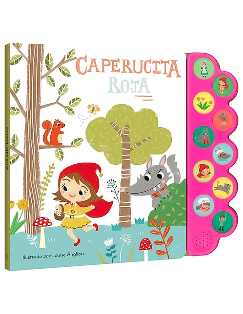 Libro Caperucita roja - 10 sonidos de Mammoth World / Louise Anglicas