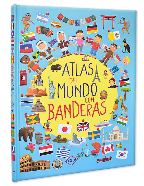 Atlas del mundo con banderas de Susaeta Ediciones