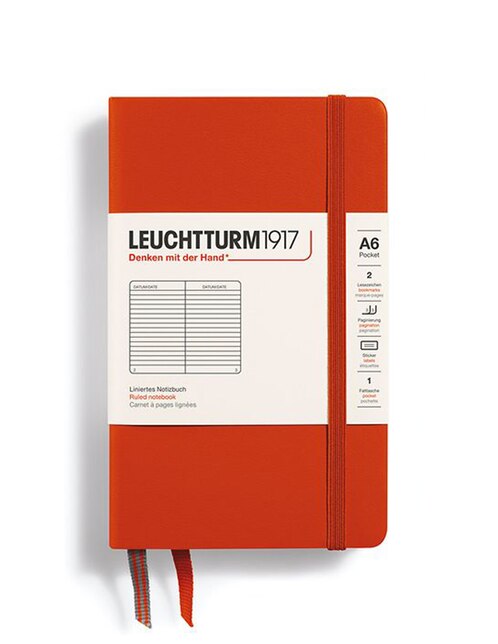Libreta Leuchtturm hoja rayada