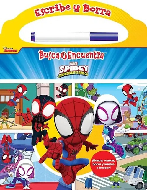 Imagen de producto Libro Busca y Encuentra Marvel Spidye y sus increíbles amigos de Phoenix International Publications
