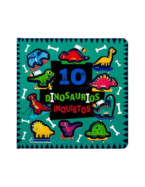 Libro 10 Dinosaurios Inquietos de Silver Dolphin