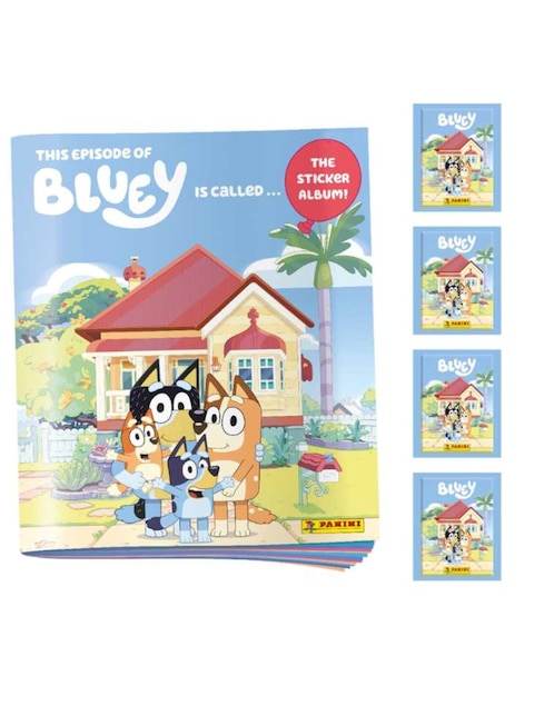 Álbum con estampas Panini Coleccionable de Bluey